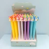 Cartoon-tipped silicone gel pen with a cute and creative three-dimensional tip Specification image